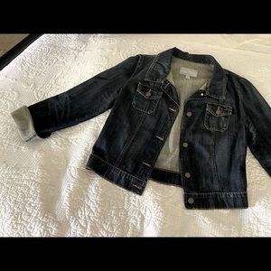 dark wash Old Navy jean jacket